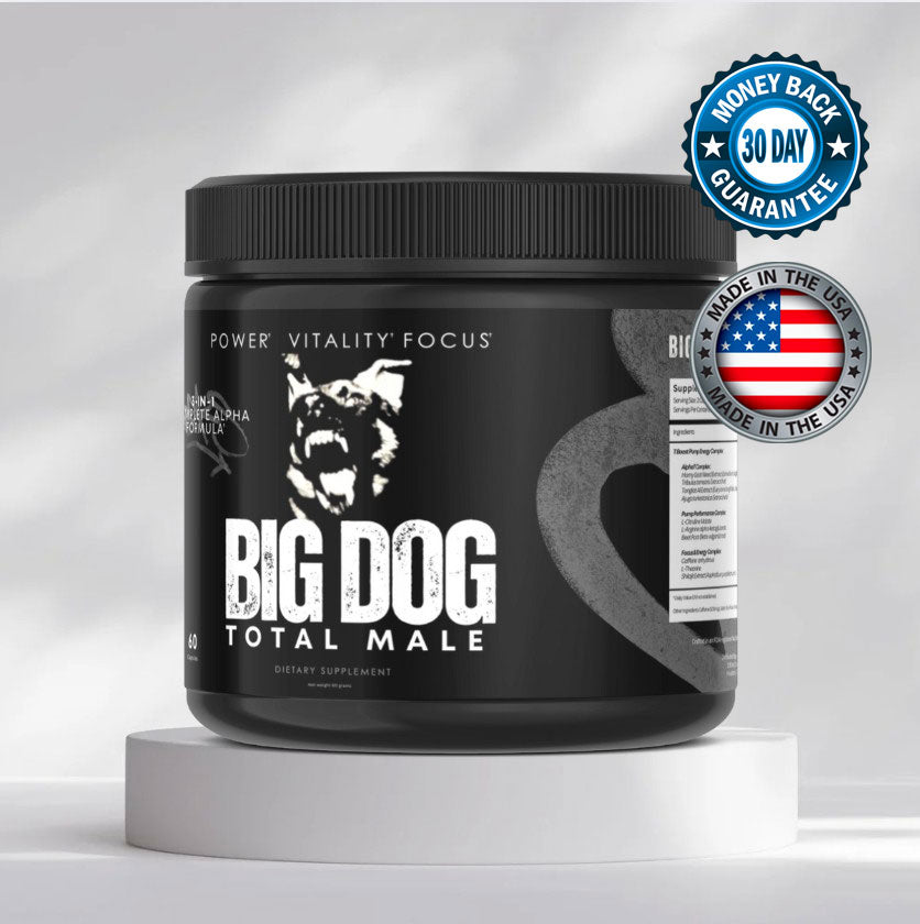 BIG DOG TOTAL MALE PILLS  - ADVANCED HEALTH SUPPORT FORMULA FOR MEN